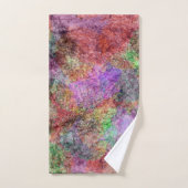 抽象芸術の水色の外観の渦巻き色 ハンドタオル (ハンドタオル)