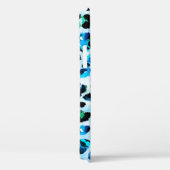 抽象芸術の水色ヒョウの皮膚パターン Case-Mate iPhoneケース (裏面 / 右)