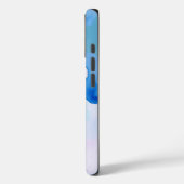 抽象芸術の水色フロー Case-Mate iPhoneケース (裏面 / 左)