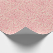 抽象芸術の波線、ヴィンテージパターン。 ラッピングペーパー (角)