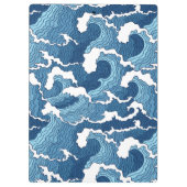 抽象芸術の波 クリップボード (裏面)