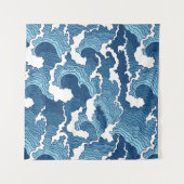 抽象芸術の波 タペストリー (正面)