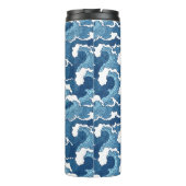 抽象芸術の波 タンブラー (裏面)