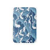 抽象芸術の波 バスマット (正面縦)
