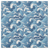 抽象芸術の波 ファブリック (見本)