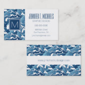 抽象芸術の波 名刺 (正面/裏面)