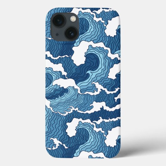 抽象芸術の波 Case-Mate iPhoneケース (裏面)