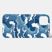 抽象芸術の波 Case-Mate iPhoneケース (裏面 (横))