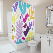 抽象芸術の海と形#2 #decor #art シャワーカーテン (インサイチュ)