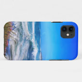 抽象芸術の渦巻き波が第5のビーチに向かってギャロップ Case-Mate iPhoneケース (裏面(横))