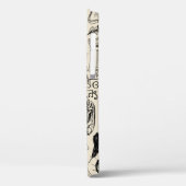 抽象芸術の演劇のテーマのシームレスなパターン Case-Mate iPhoneケース (裏面 / 左)