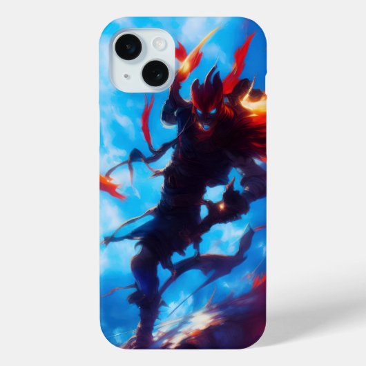 抽象芸術の火の鬼 Case-Mate iPhoneケース (裏面)