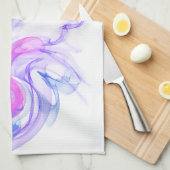 抽象芸術の煙 キッチンタオル (四つ折り)