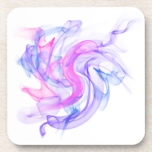 抽象芸術の煙 コースター