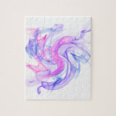 抽象芸術の煙 ジグソーパズル (縦)