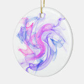 抽象芸術の煙 セラミックオーナメント (左)