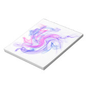 抽象芸術の煙 ノートパッド (回転)