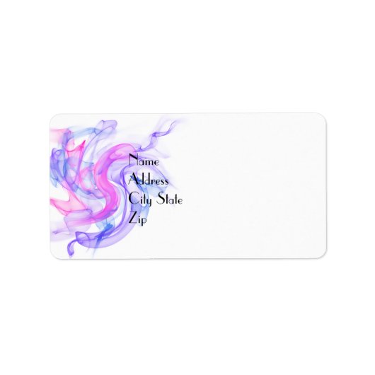 抽象芸術の煙 ラベル (正面)