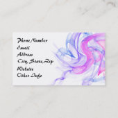 抽象芸術の煙 名刺 (裏面)