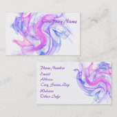 抽象芸術の煙 名刺 (正面/裏面)