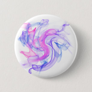 抽象芸術の煙 缶バッジ