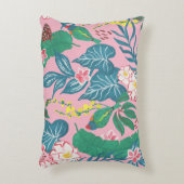 抽象芸術の熱帯花ガッシュのパタ絵画ーン アクセントクッション (正面(垂直))