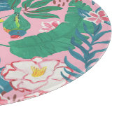 抽象芸術の熱帯花ガッシュのパタ絵画ーン カッティングボード (角)