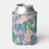 抽象芸術の熱帯花ガッシュのパタ絵画ーン 缶クーラー (缶正面)