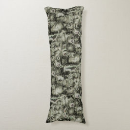 抽象芸術の画像は灰色のthrの色合いでモザイクを刻んだ ボディピロー