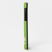 抽象芸術の白いデイジーの緑のiPhone 5ケース Case-Mate iPhoneケース (裏面/左)