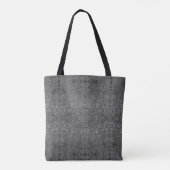 抽象芸術の白と黒のサンプル トートバッグ (裏面)