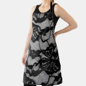 抽象芸術の白黒の女装 エプロン (インサイチュ)