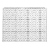 抽象芸術の白黒パターン（繰り返し付き） カレンダー (カバー)