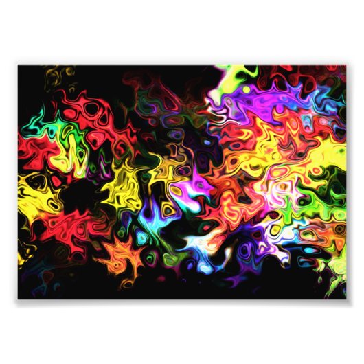 抽象芸術の移感じ動 フォトプリント            (正面)