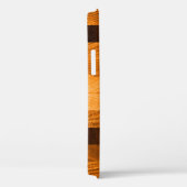 抽象芸術の端sからの木材のバックグラウンドテクスチャ Case-Mate iPhoneケース (裏面 / 右)