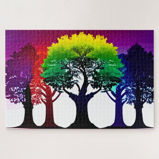 抽象芸術の紅葉 ジグソーパズル (横)