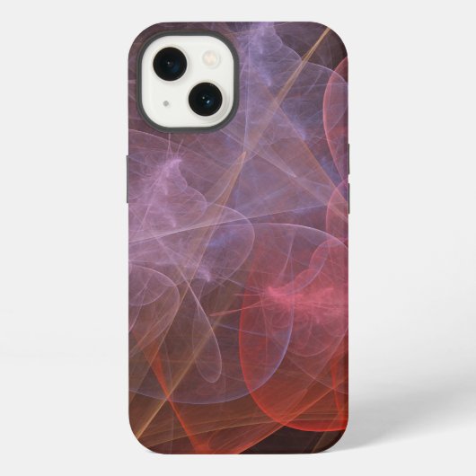 抽象芸術の素晴らしい銀河 iPhoneケース (裏面)