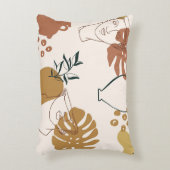 抽象芸術の継ぎ目のないギリシャ彫刻の頭 アクセントクッション (正面(垂直))