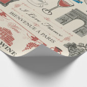 抽象芸術の継ぎ目のないテーマa ラッピングペーパー (角)