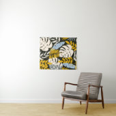 抽象芸術の継ぎ目のないパ葉ターンと タペストリー (インサイチュ(横))