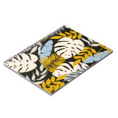 抽象芸術の継ぎ目のないパ葉ターンと ノートブック (左側)