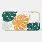 抽象芸術の継ぎ目のないパ葉ターンと Case-Mate iPhoneケース (裏面 (横))