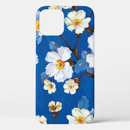 抽象芸術の継ぎ目のない模様の背景エレガ Case-Mate iPhoneケース (裏面)