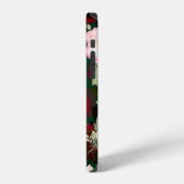 抽象芸術の継ぎ目のない素描晴らしい模様 iPhoneケース (左側面)