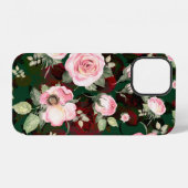 抽象芸術の継ぎ目のない素描晴らしい模様 iPhoneケース (裏面横)