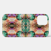 抽象芸術の継ぎ目のない花と装飾 Case-Mate iPhoneケース (裏面 (横))