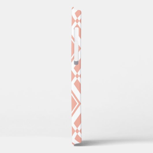 抽象芸術の継ぎ目のない花のピンク色の模様 Case-Mate iPhoneケース (裏面 / 左)