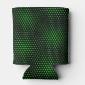 抽象芸術の緑 缶クーラー (裏面)