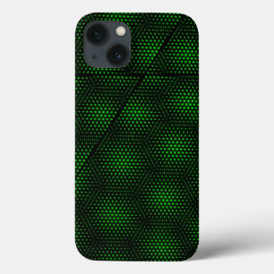 抽象芸術の緑 iPhone 13ケース
