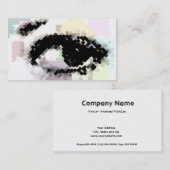 抽象芸術の美しい目 名刺 (正面/裏面)